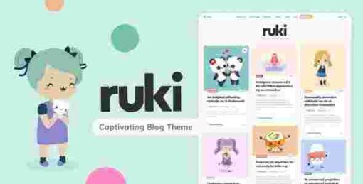Ruki Theme GPL A Captivating Personal Blog Theme