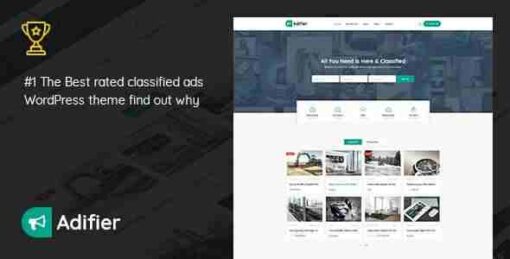 Adifier Theme GPL Classified Ads WordPress Websites