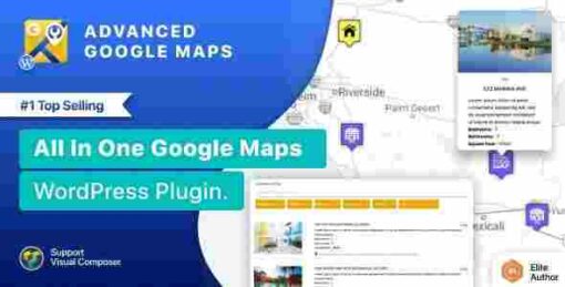 Advanced Google Maps GPL Plugin for WordPress