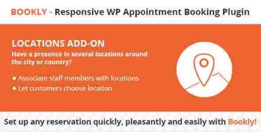 Bookly Locations Addon GPL Plugin