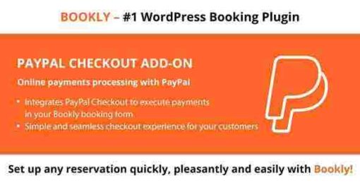 Bookly PayPal Checkout Addon GPL Plugin