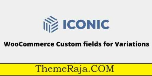 WooCommerce Custom fields for Variations GPL IconicWP