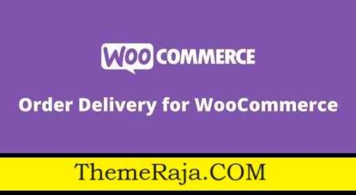 WooCommerce Order Delivery GPL Plugin