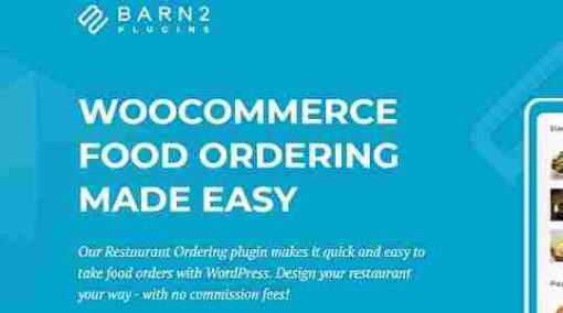 WooCommerce Restaurant Ordering GPL Barn2Media