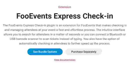 FooEvents Express Check-in Extension GPL Plugin