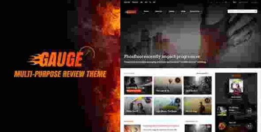 Gauge Theme GPL Multi-Purpose Review WordPress Theme