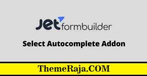 JetFormBuilder Pro Select Autocomplete Addon GPL Plugin