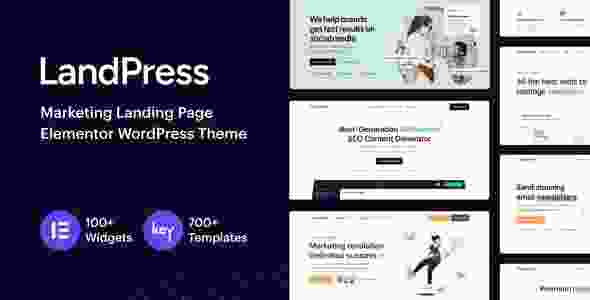 LandPress Theme GPL Marketing Landing Page Elementor WordPress Theme 3 LandPress Theme GPL Marketing Landing Page Elementor WordPress Theme