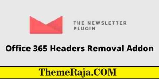 Newsletter Office 365 Headers Removal Addon GPL Plugin