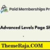 Paid Memberships Pro Advanced Levels Page Shortcode GPL Plugin