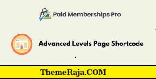 Paid Memberships Pro Advanced Levels Page Shortcode GPL Plugin
