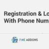 Registration & Login with Mobile Phone Number GPL Plugin