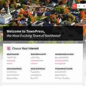 TownPress Theme GPL Municipality & Town Government WordPress Theme