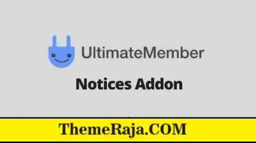 Ultimate Member Notices Addon GPL Plugin
