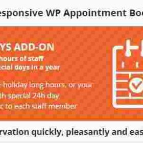 Bookly Special Days Addon GPL