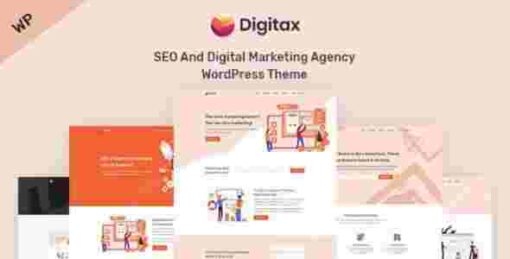 Digitax Theme GPL SEO & Digital Marketing Agency WordPress Theme