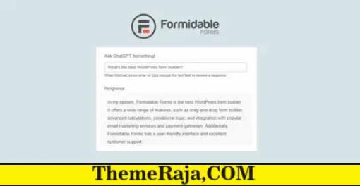 Formidable Forms AI GPL