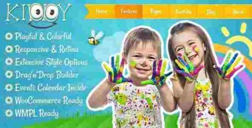 Kiddy Theme GPL Children WordPress Theme