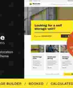 MaxCube Theme GPL Moving & Self Storage Relocation Business WordPress Theme