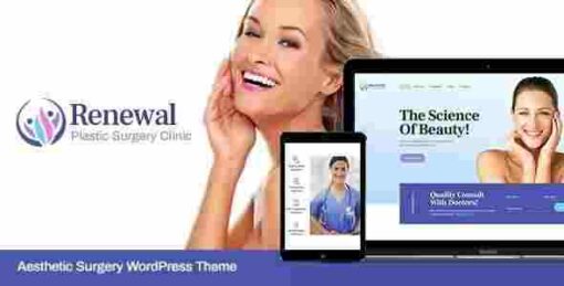 Renewal Theme GPL Plastic Surgery Clinic Medical WordPress Theme