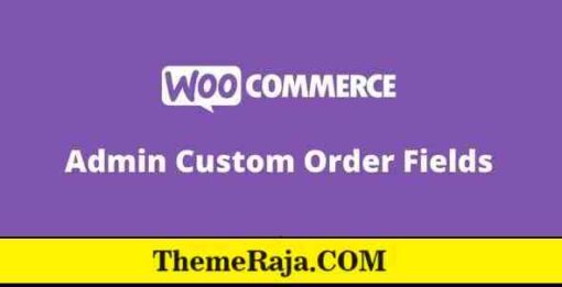 WooCommerce Admin Custom Order Fields GPL