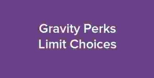 Gravity Perks Limit Choices GPL