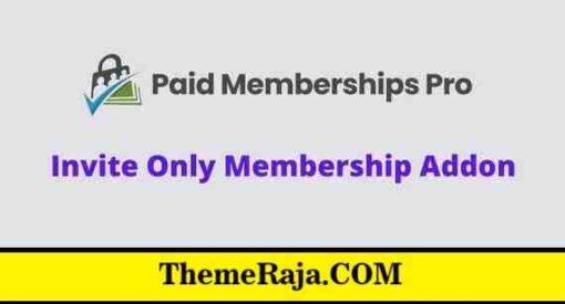 Paid Memberships Pro Invite Only Membership GPL