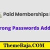 Paid Memberships Pro Strong Passwords Addon GPL