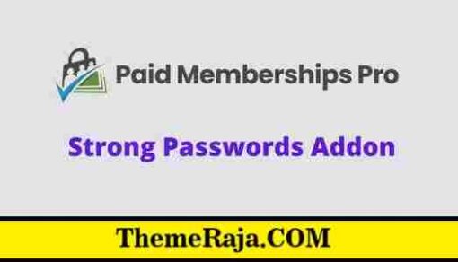 Paid Memberships Pro Strong Passwords Addon GPL