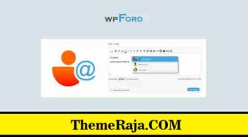 WPForo User Mentioning GPL