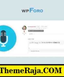 WPForo Voice Posting GPL