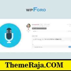 WPForo Voice Posting GPL