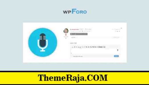 WPForo Voice Posting GPL