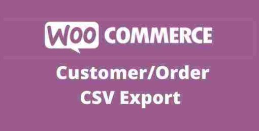 WooCommerce Customer Order CSV Export GPL