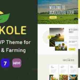 Agrikole Theme GPL Responsive WordPress Theme for Agriculture & Farming