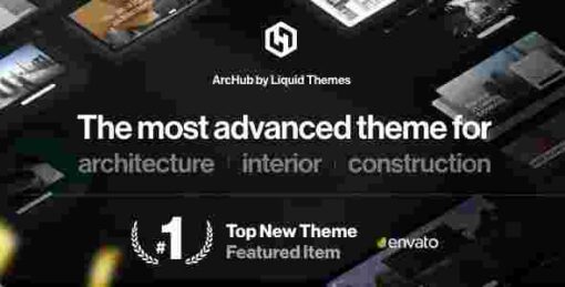 ArcHub Theme GPL Architecture and Interior Design WordPress Theme