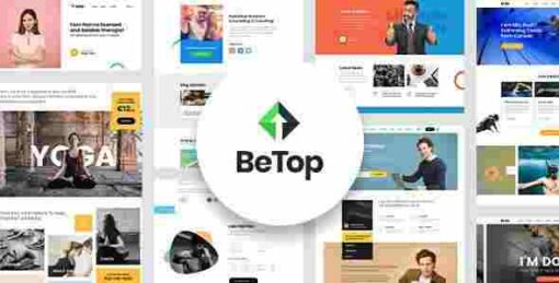 BeTop Theme GPL WordPress Theme for Business, Yoga, GYM, Fitness, Health & Life Coach Website