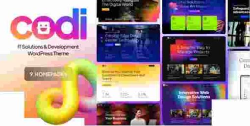 Codi Theme GPL IT Services WordPress Theme