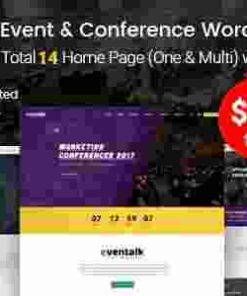 EvenTalk Theme GPL Event Conference WordPress Theme