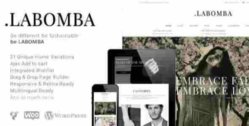 LaBomba Theme GPL Multipurpose WordPress Theme