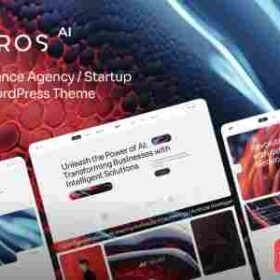 Neuros Theme GPL AI Agency & Technology WordPress Theme