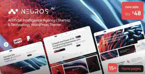 Neuros Theme GPL AI Agency & Technology WordPress Theme