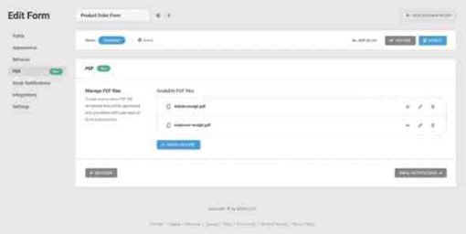 WPMU DEV Forminator PDF Generator Addon GPL