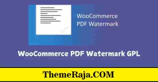 WooCommerce PDF Watermark GPL