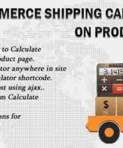 Woocommerce Shipping Calculator On Product Page GPL