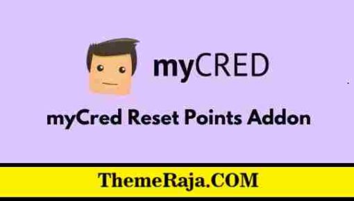 myCred Reset Points Addon GPL