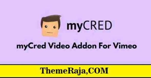 myCred Video Addon For Vimeo GPL