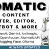 Aiomatic GPL AI Content Writer, Editor, ChatBot & AI Toolkit 1 Aiomatic GPL AI Content Writer, Editor, ChatBot & AI Toolkit