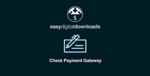 Easy Digital Downloads Check Payment Gateway Addon GPL