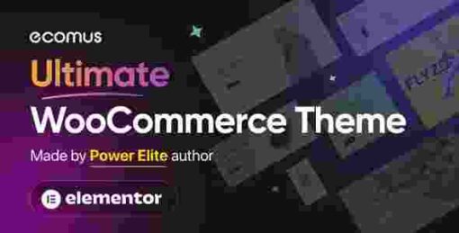 Ecomus Theme GPL Multipurpose WooCommerce Theme